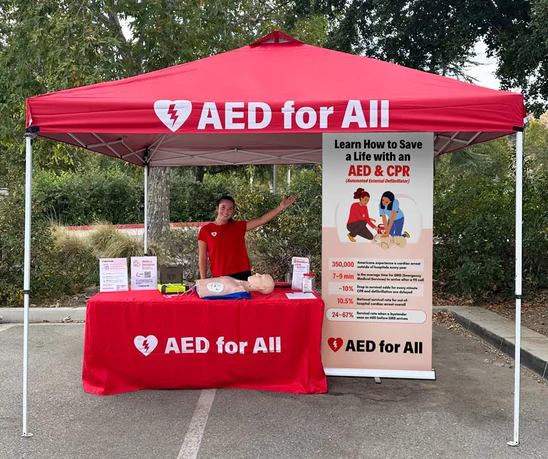 AED for All booth